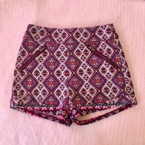 Tribal Print Hollister Shorts