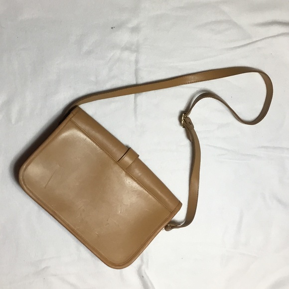 Michael Green Tan Structured Leather Bag - Picture 2 of 4