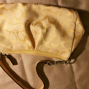 Coach small shoulder bag 8 x 5 inches