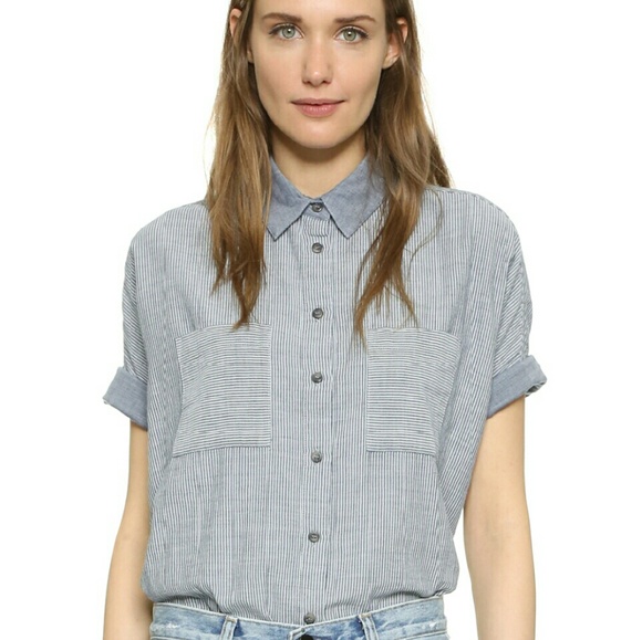 Madewell Tops - Madewell Courier Shirt Lilydale Stripe Button Down