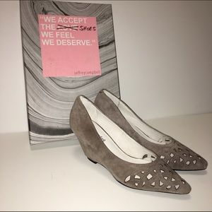 Jeffrey campbell HANSA suede wedge heel