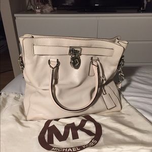 White Michael Kors Large Hamilton