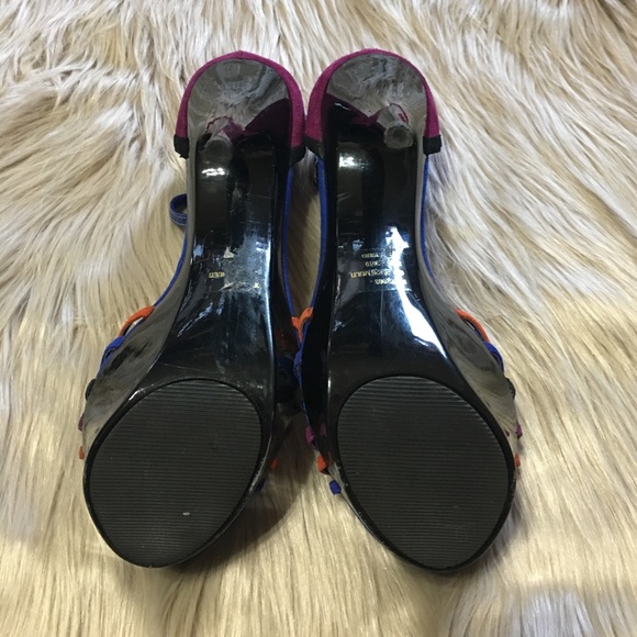 Bakers Platform Scrappy Suede Sandal no box - Picture 4 of 4