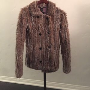 Marc by Marc rabbit fur coat
