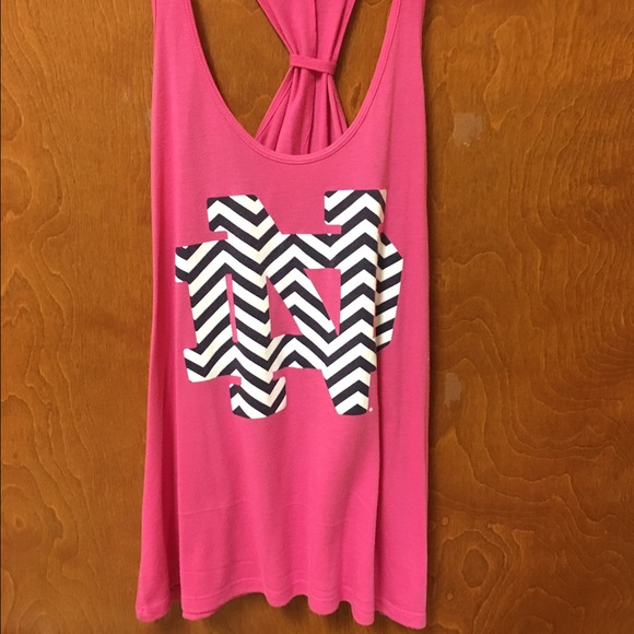 Pink, Notre Dame workout tank top