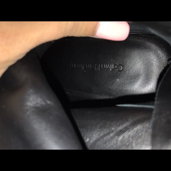 Calvin Klein jeans leather booties - Picture 3 of 3