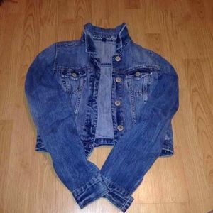 American eagle blue jean jacket