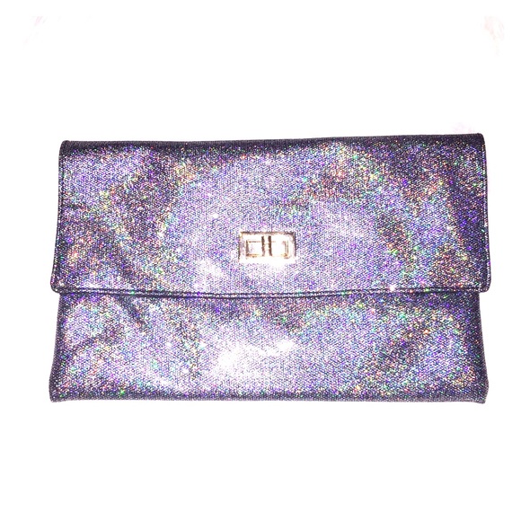 ✨💜💙💚💛❤️ Glitter Holographic Clutch Purse