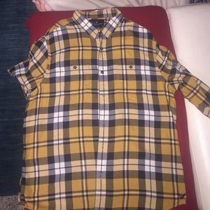Yellow American Eagle Flannel