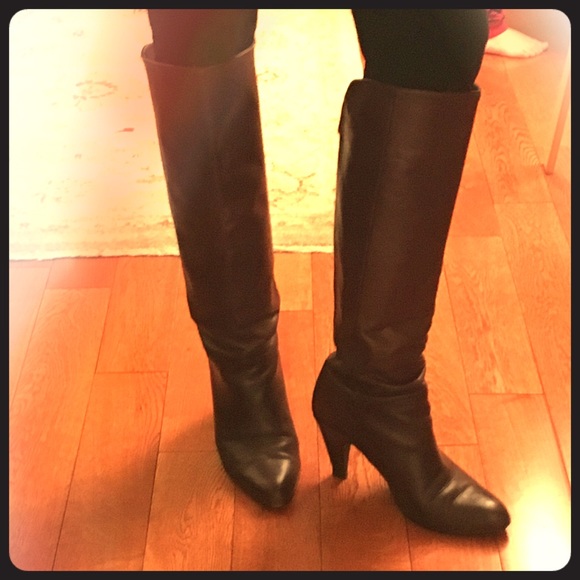 Tall slouchy boots