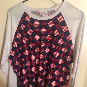 XL Randy baseball tee by LuLaRoe