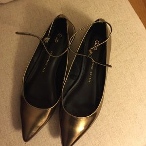 Gap Bronzed Ballet Flat