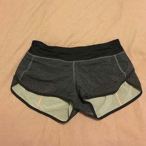 Lululemon speed shorts
