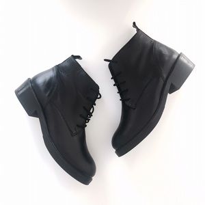 ASOS Leather Lace Up Ankle Boots