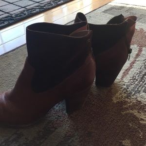 Leather boots