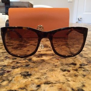 Authentic Tory Burch sunglasses and case