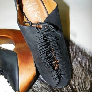 Jeffrey Campbell Rockin Wood Wedge Heels ⚜️