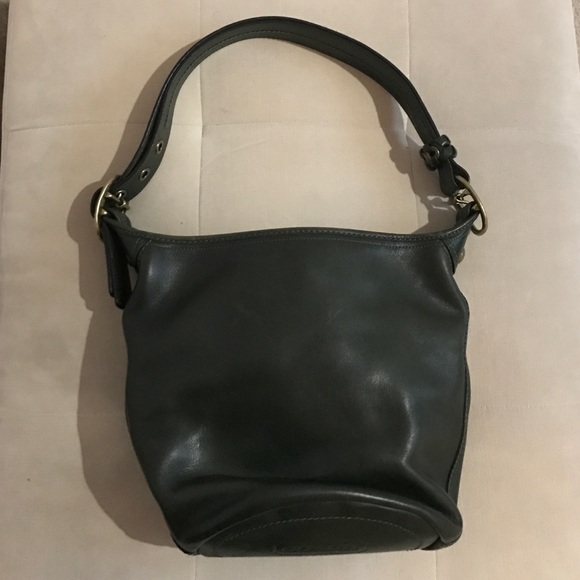 Coach Green Leather Bleeker Handbag G0793- 11422