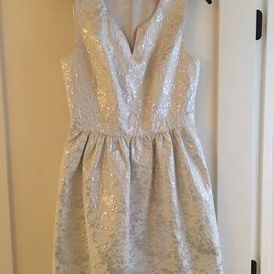 Silver cocktail dress