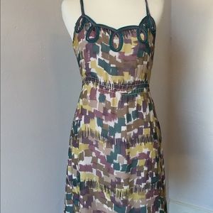 Anthropologie Wendy Katlen Size 4 100 % Silk dress