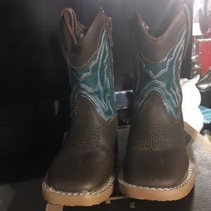 Toddler Double Barrel Cowboy Boots
