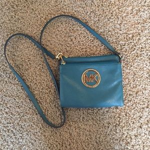 Michael Kors cross body purse W/ built in wallet