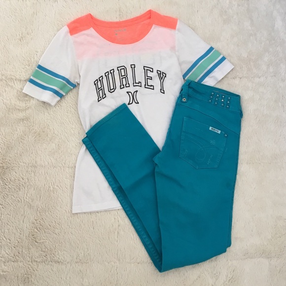 Price DROP: Hurley Top with Roxy Jeans