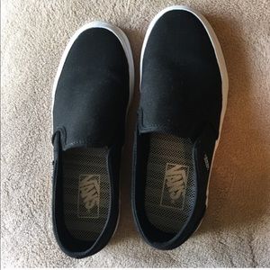 Black slip on vans