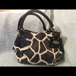 Dolce & Gabbana Animal Print Leather Handbag