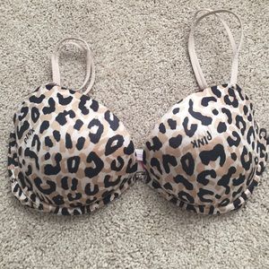 SALE!! VS Leopard-print push-up bra