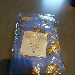 Lularoe kids l/xl pizza leggings nwt