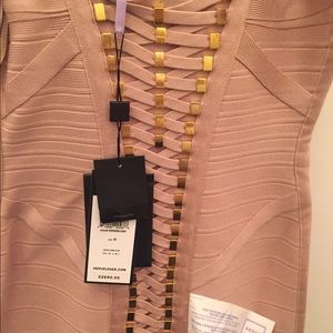 Herve ledger blush gown