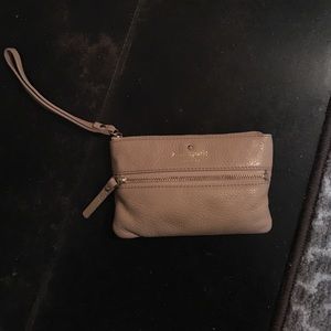 Tan Kate Spade Wristlet