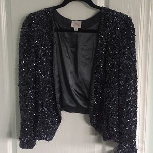 Parker midnight blue Sequin jacket