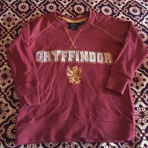 NNWT Harry Potter Gryffindor Burgundy Fleece