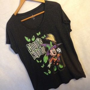 Disney ghouls night out Minnie shirt size XL