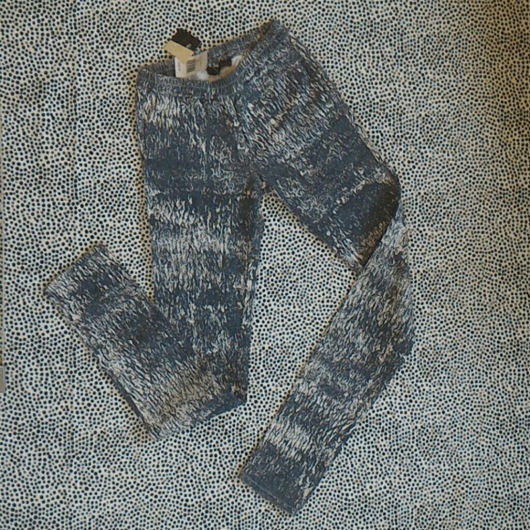 Blue and white printed pants from Neiman Marcus