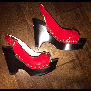 Michael Kors open toe shoes