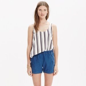 Madewell Chambray Pull-on Shorts