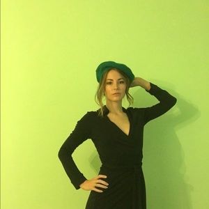 Diane von Furstenberg Black Wrap Dress