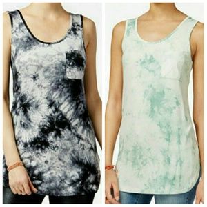 2 Macy's tiedye Tanks