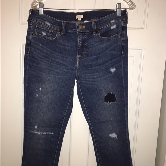 J. Crew Distressed Patchwork Denim - image 2