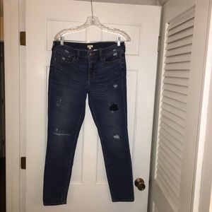 J. Crew Distressed Patchwork Denim