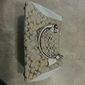 Coach signature carry all. Comes with long strap