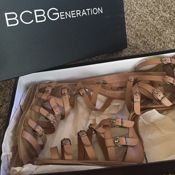 BCBG Gladiator Sandal in Ginger