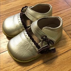 Livie & Luca girls gold dress shoes