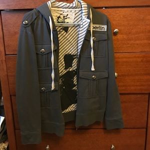 Cotton zip up hoodie Anberlin