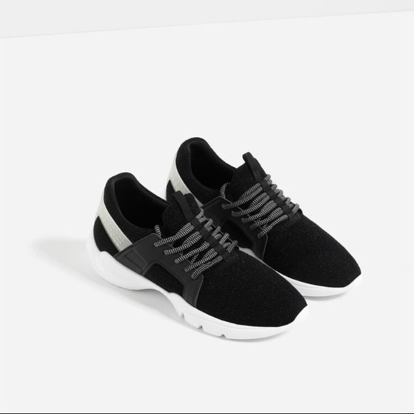 ZARA Glitter Sneakers - Picture 2 of 4