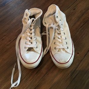 White converse high top