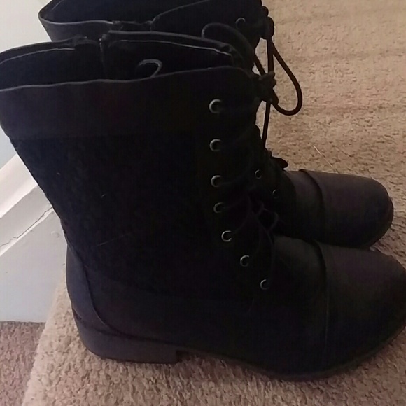 JustFab Nenna combat boots